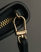 "Tiffany & Co." 10's-20's Embossed leather wristlet wallet