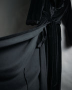 –SPECIAL– “Christian Dior”
80’s-90’s Velour lace trimmed robe coat