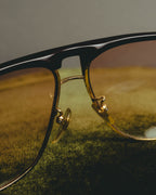 "BALENCIAGA" 80's-90's Oversized aviator sunglasses