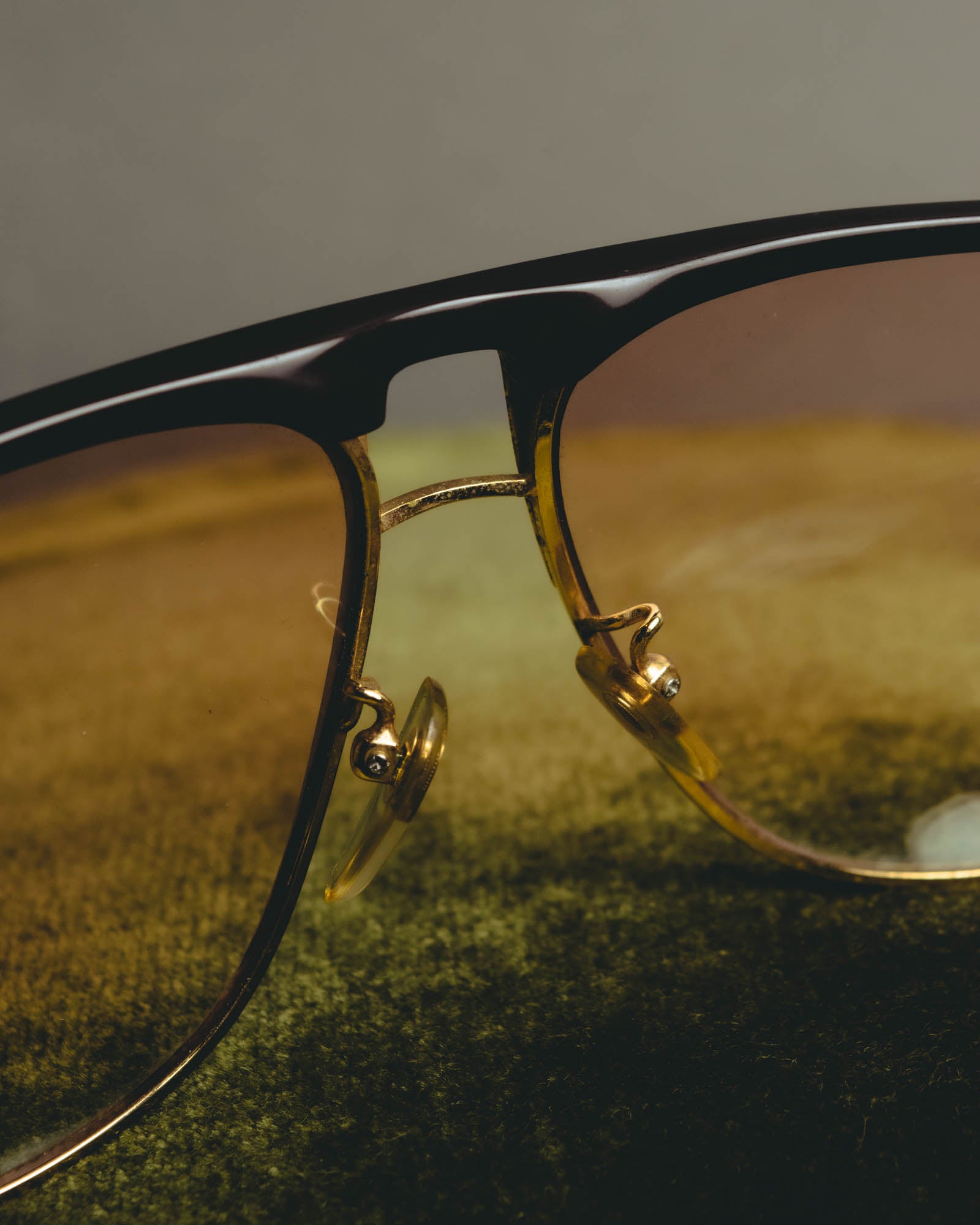 "BALENCIAGA" 80's-90's Oversized aviator sunglasses