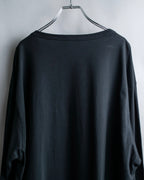 "Ground Y" Double zip design long tops