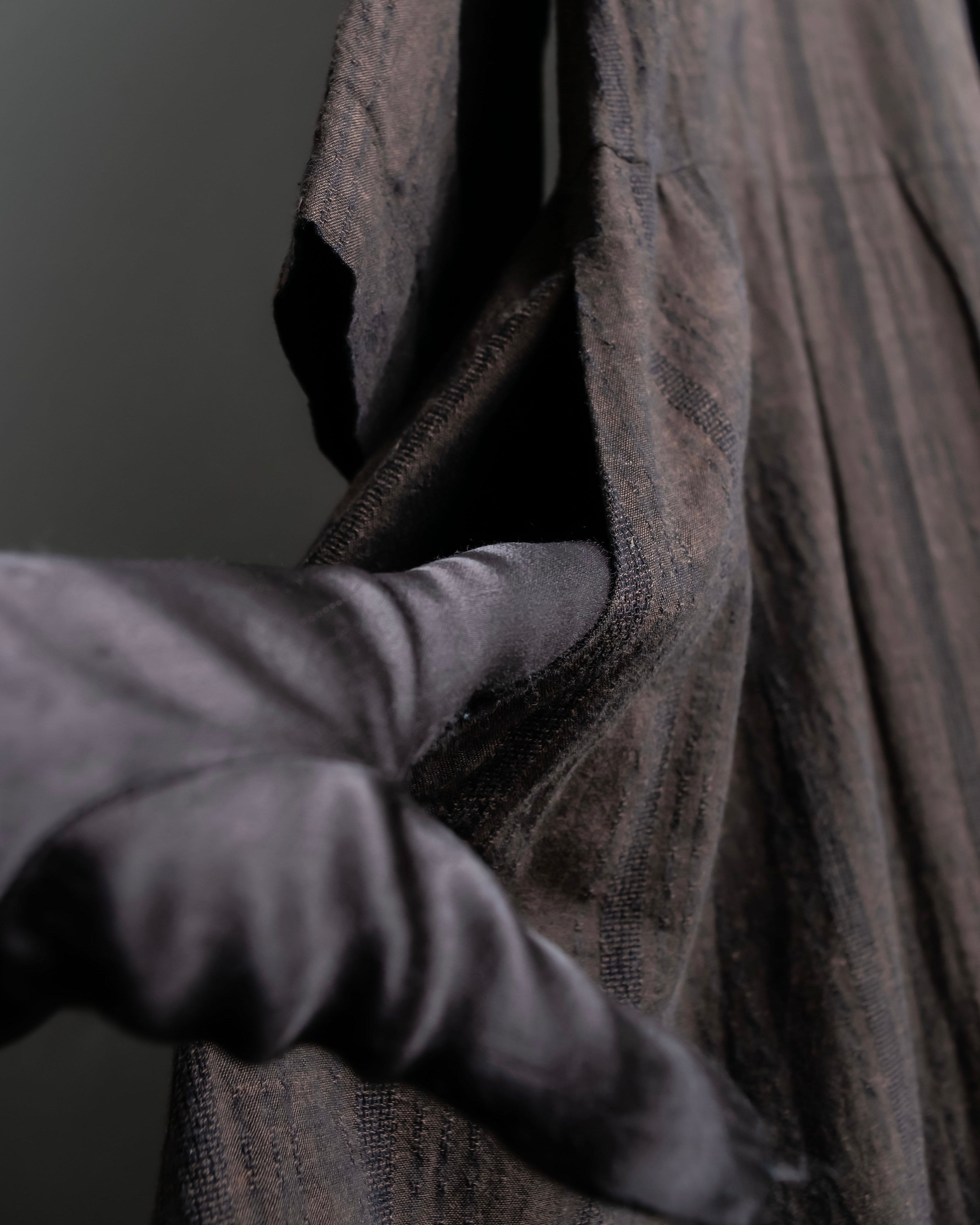 "pas de calais" compact collar long dress