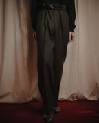 "Yves Saint Laurent diffusion hommes" 80’s-90’s structured glitter pinstripe wool suit set-up