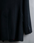"HERMES" 100% cashmere shaped tailored jacket