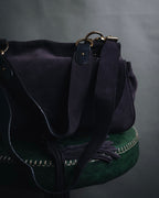 "See By Chloé" 2010s Suede tassel saddle Collins shoulder bag
