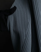 "Christian Dior" Pinstripe collarless jacket