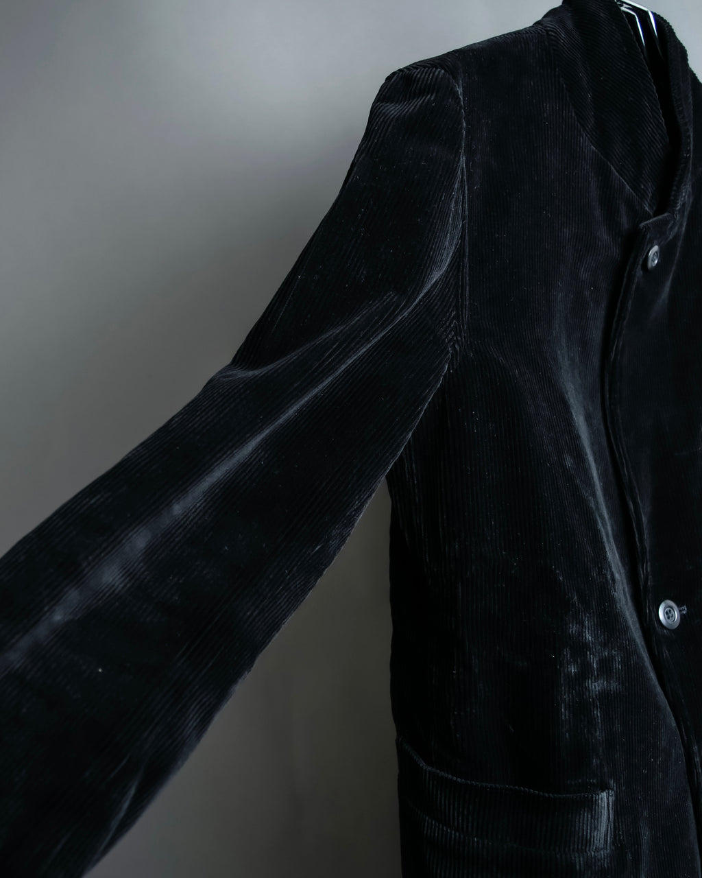 “Y’s for men” beautiful black corduroy single tailored jacket