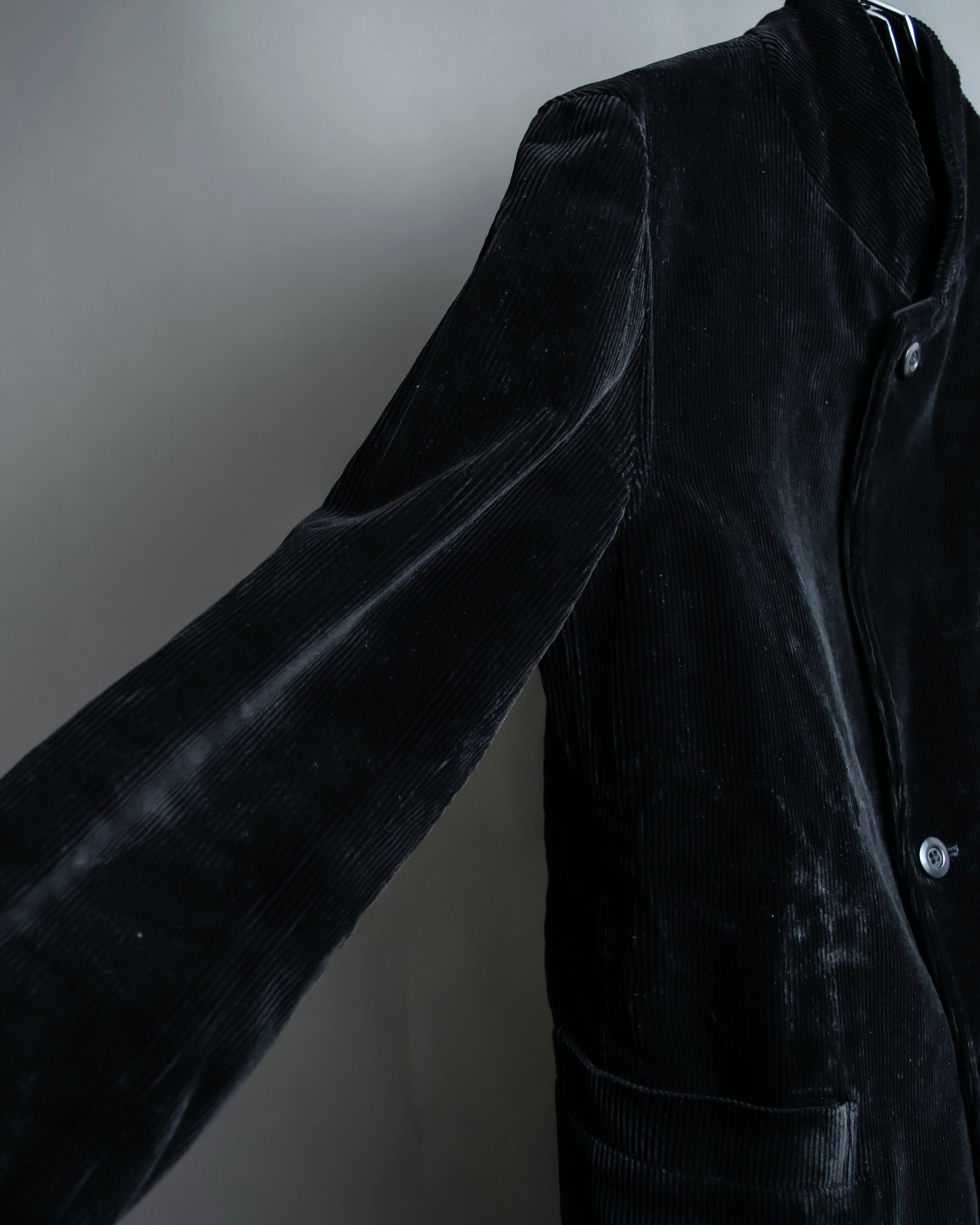 “Y’s for men” beautiful black corduroy single tailored jacket