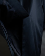 “Yves Saint Laurent” 90’s clean fly-front bal collar coat