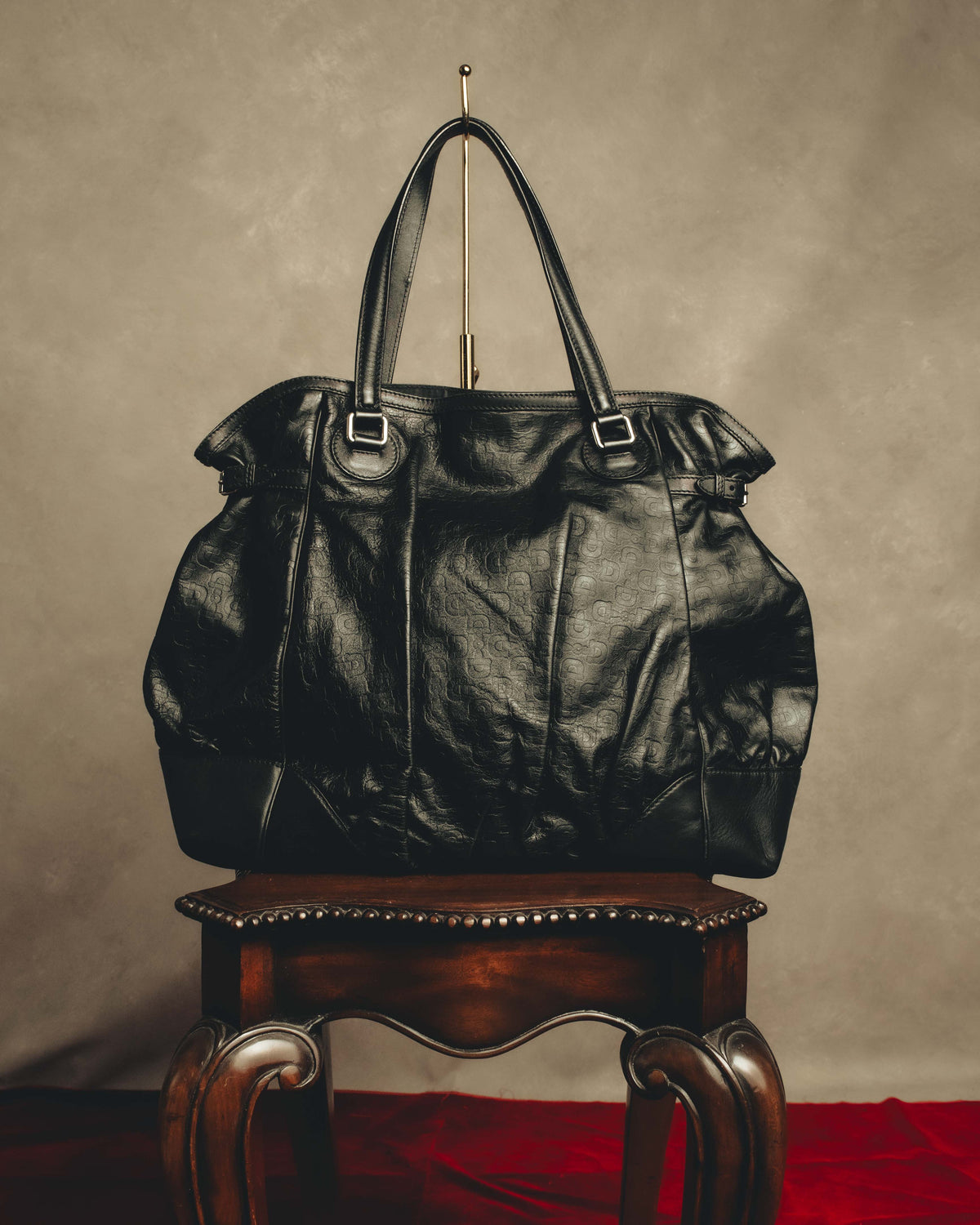 "GUCCI" 00's-10's Slouchy oversized leather tote bag
