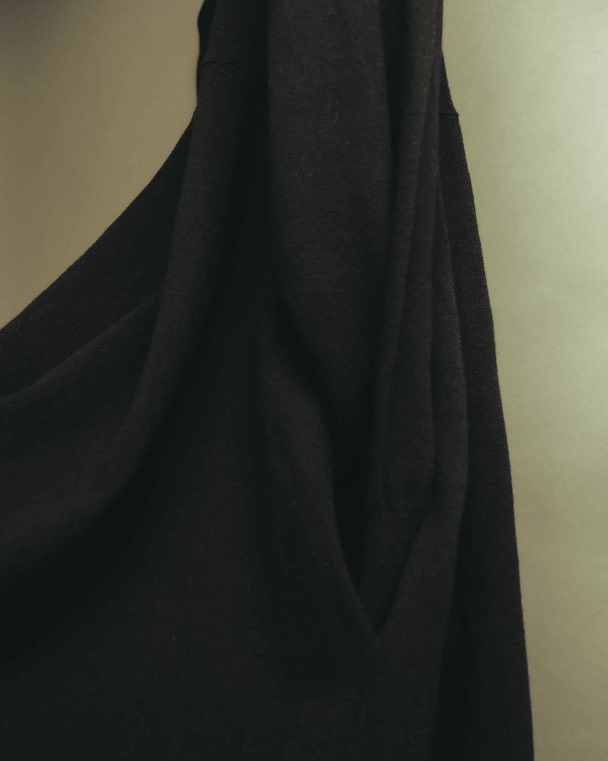 “Y’s for living” Late 2010’s-early 2020’s Draped cotton button-front long dress