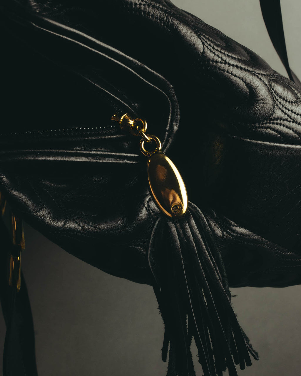 "Valentino Orlandi" 80's-90's Sculptural quilted leather shoulder bag