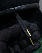 "FUMIKA UCHIDA" Leather piping design wool felt beret