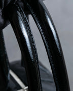 "YVES SAINT LAURENT" Glossy leather easy boston bag