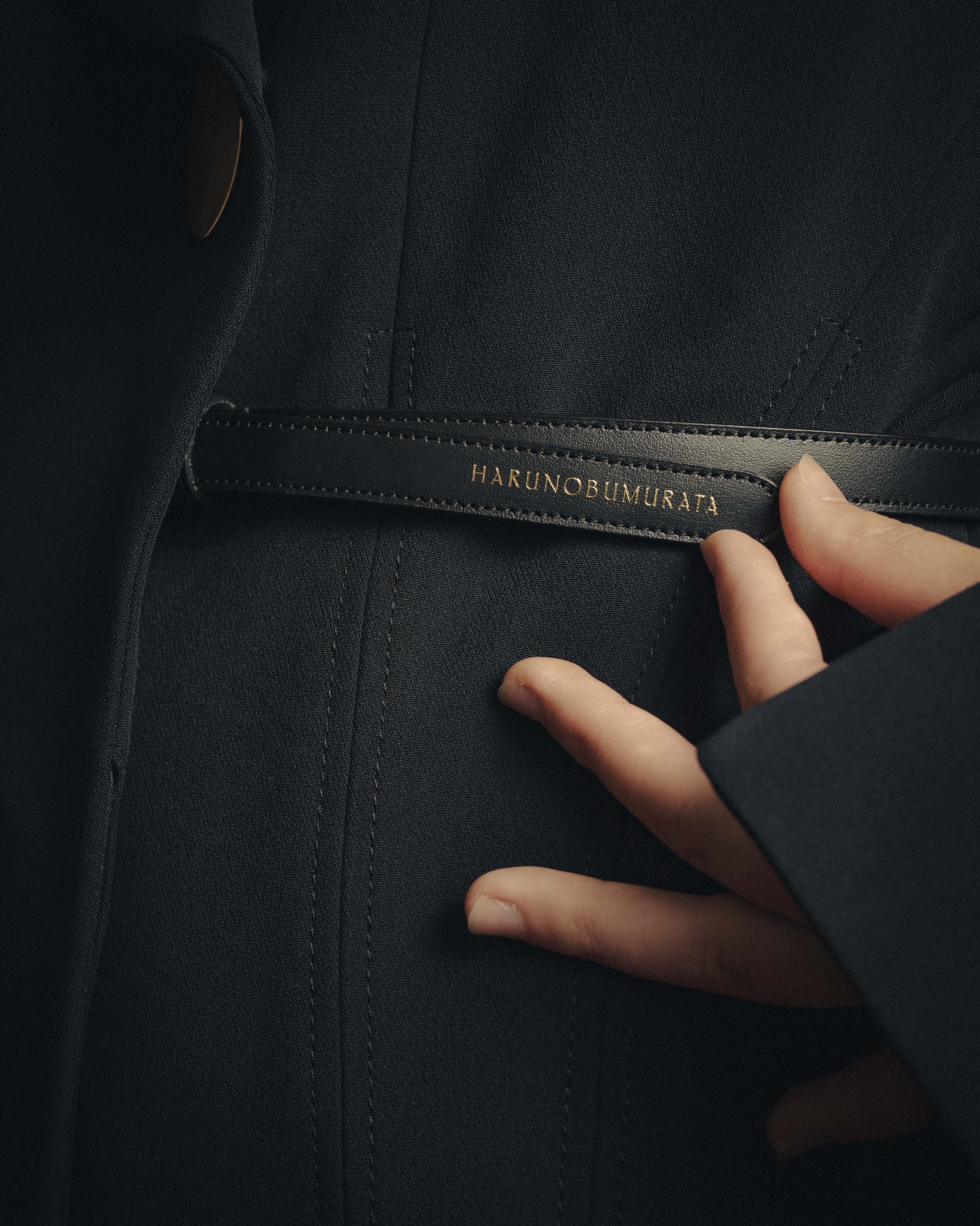 -SPECIAL- “HARUNOBU MURATA” 2024 SS Sculptural belted dress coat