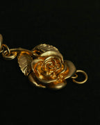 “KENZO” 90’s-00’s sculptural rose motif bracelet