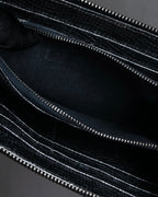 "MAISON MARGIELA" Lizard-embossed leather long wallet