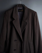 "Vintage 100% pure cashmere long chester coat"