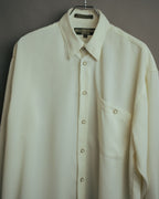 -MOOD Vintage Collections-
90’s Fine ridge ivory drape shirt