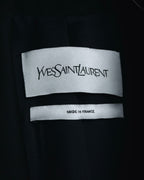 "Yves Saint Laurent" 2008AW Minimal sculpted wool jacket
