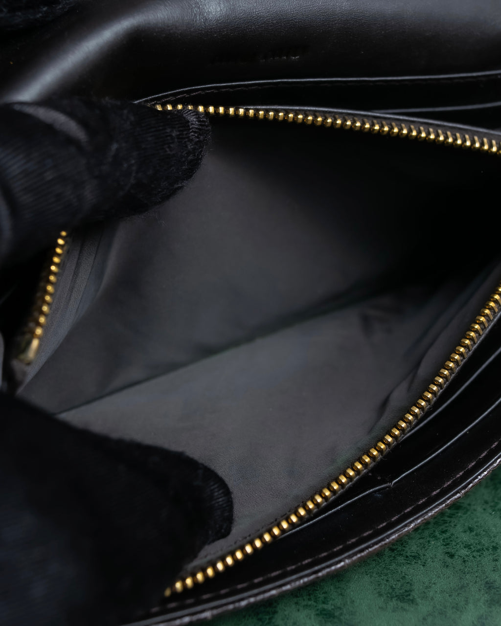 "MIU MIU" Crocodile embossed leather long wallet