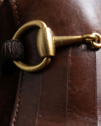 "GUCCI" Horsebit motif fringe design pumps