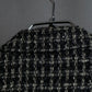 "GIORGIO ARMANI" Twill houndstooth pattern tailored jacket