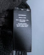 "RRL Ralph Lauren" Sequined beaded plant motif tulle sleeveless dress