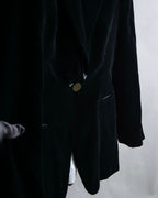 "GIORGIO ARMANI" Beautiful shape velour tailored jacket