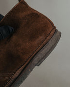 -SPECIAL- “HERMÈS” 1998-2003 Suede square toe chukka boots
