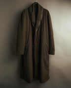-SPECIAL- "ISSEY MIYAKE MEN" 80's Sculptural padded parachute long coat
