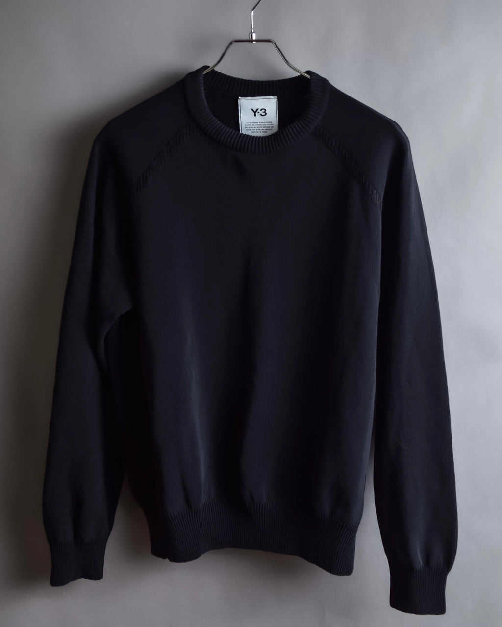 "Y-3" Logo engraved knit pullover