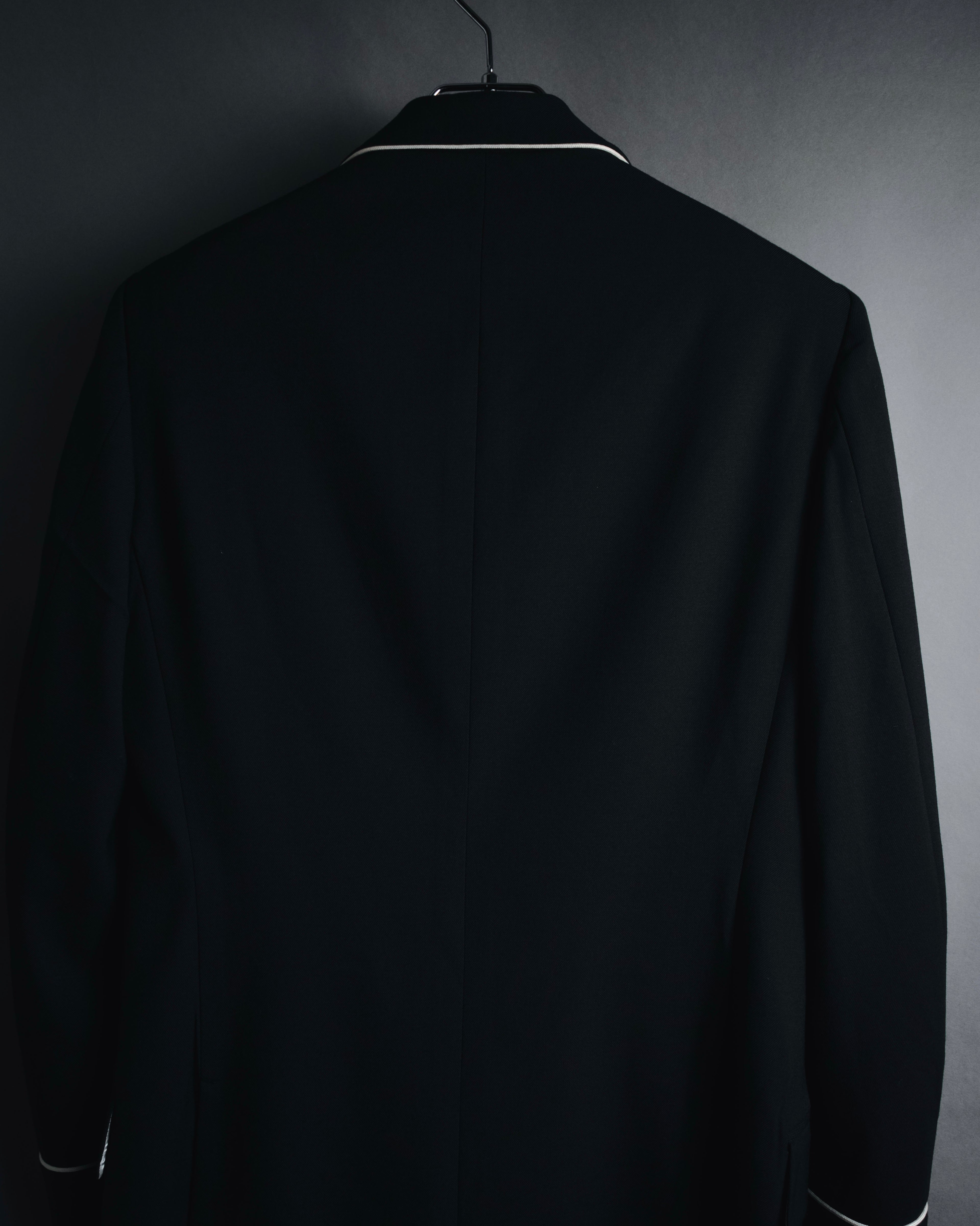 "GUCCI" 2015-2016 Piped tailored blazer