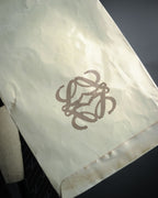 “LOEWE” 2000’s Script monogram silk tie