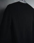 "CELINE" 00’s fine ribbed wool crewneck knit