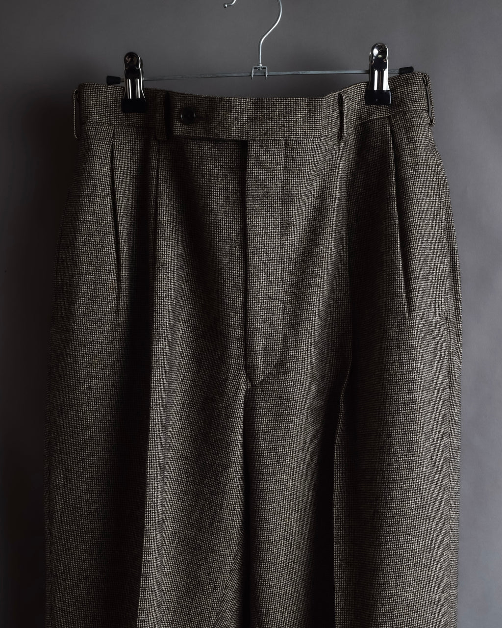 "BROOKS BROTHERS" Melange tweed three-piece suit