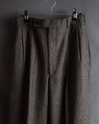 "BROOKS BROTHERS" Melange tweed three-piece suit