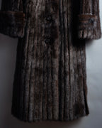 -SPECIAL- "Christian Dior Boutique Paris" 70's-80's Panel work design 100% mink fur coat