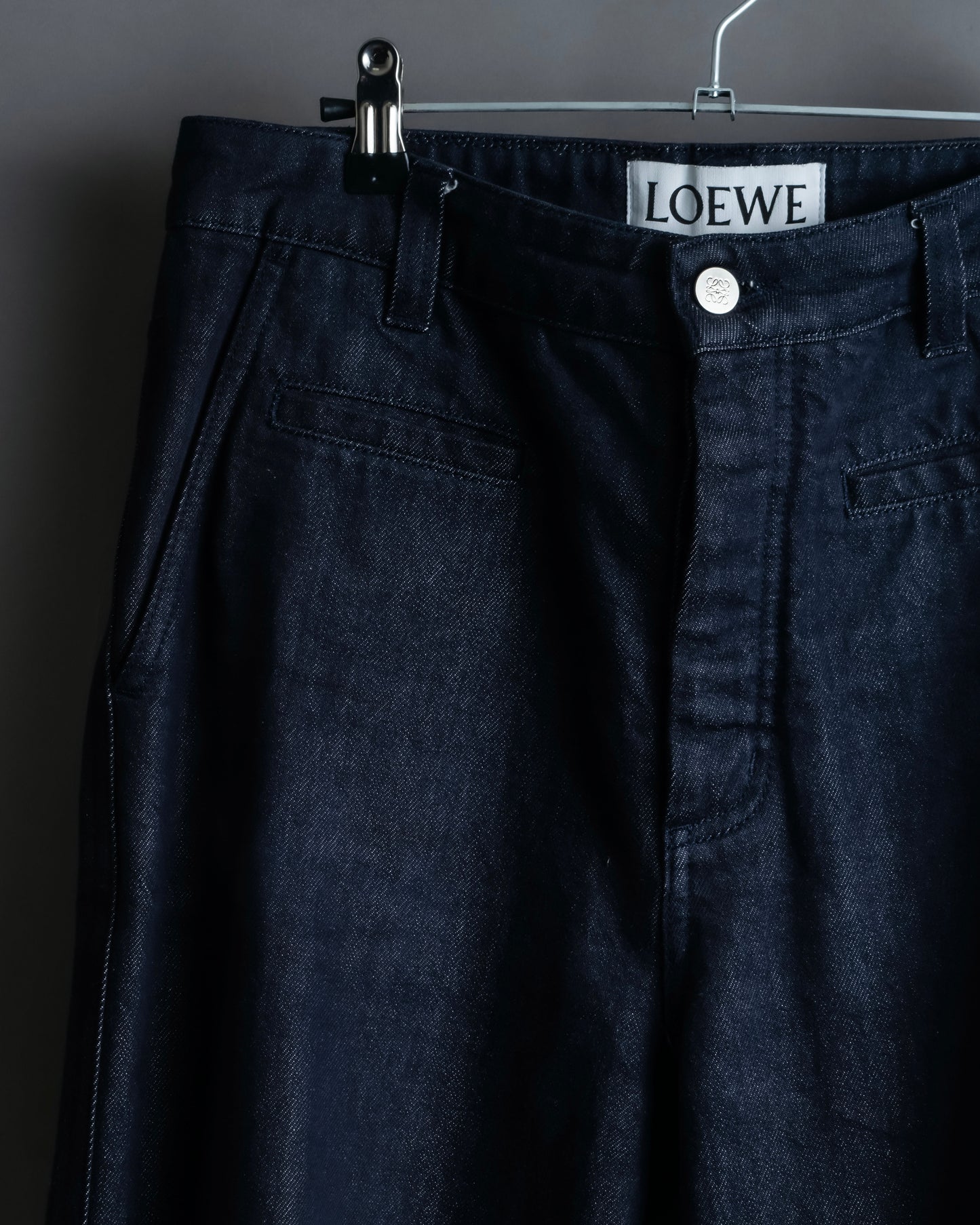 "LOEWE" Wide tapered fisherman denim pants