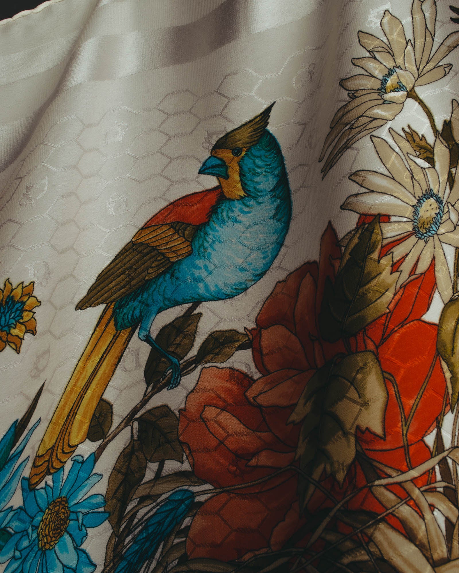 "Christian Dior" 80's-90's Elegant silk scarf