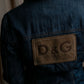 "Dolce & Gabbana" Cutting stitch detail denim jacket