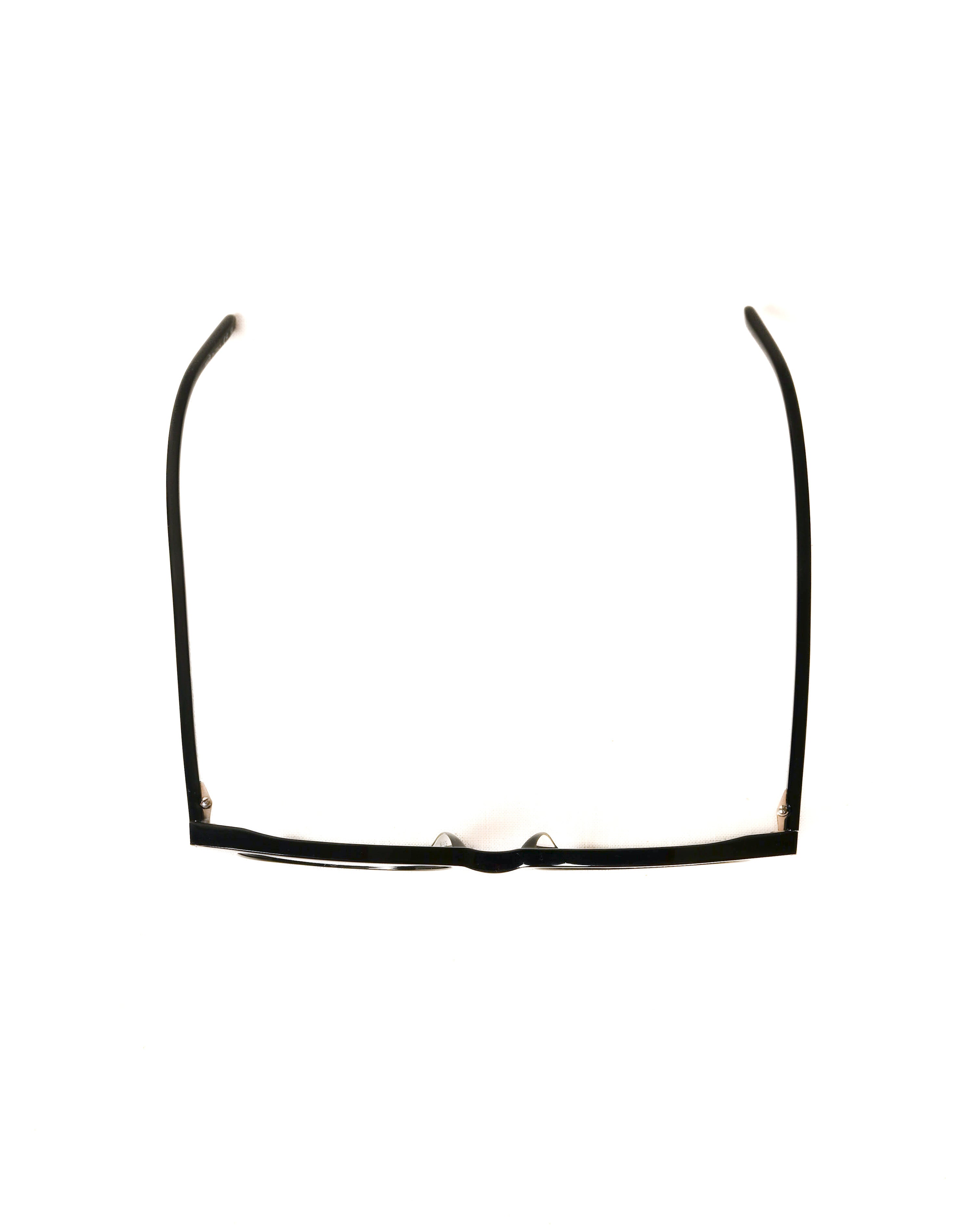 SAINT LAURENT/ Square Flame Black Rimmed Glasses