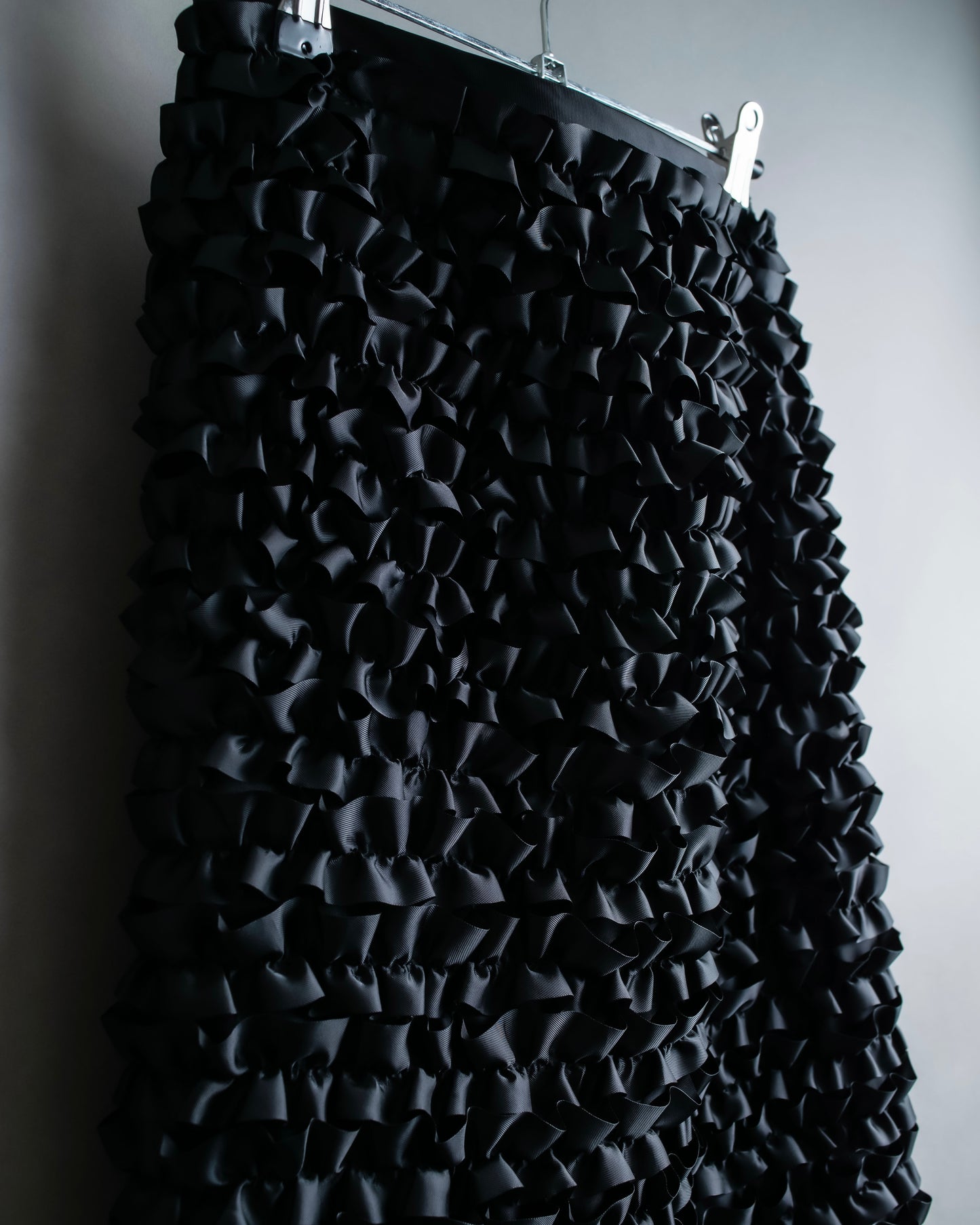 “tricot COMME des Garçons AD1999" Ribbon designed long skirt
