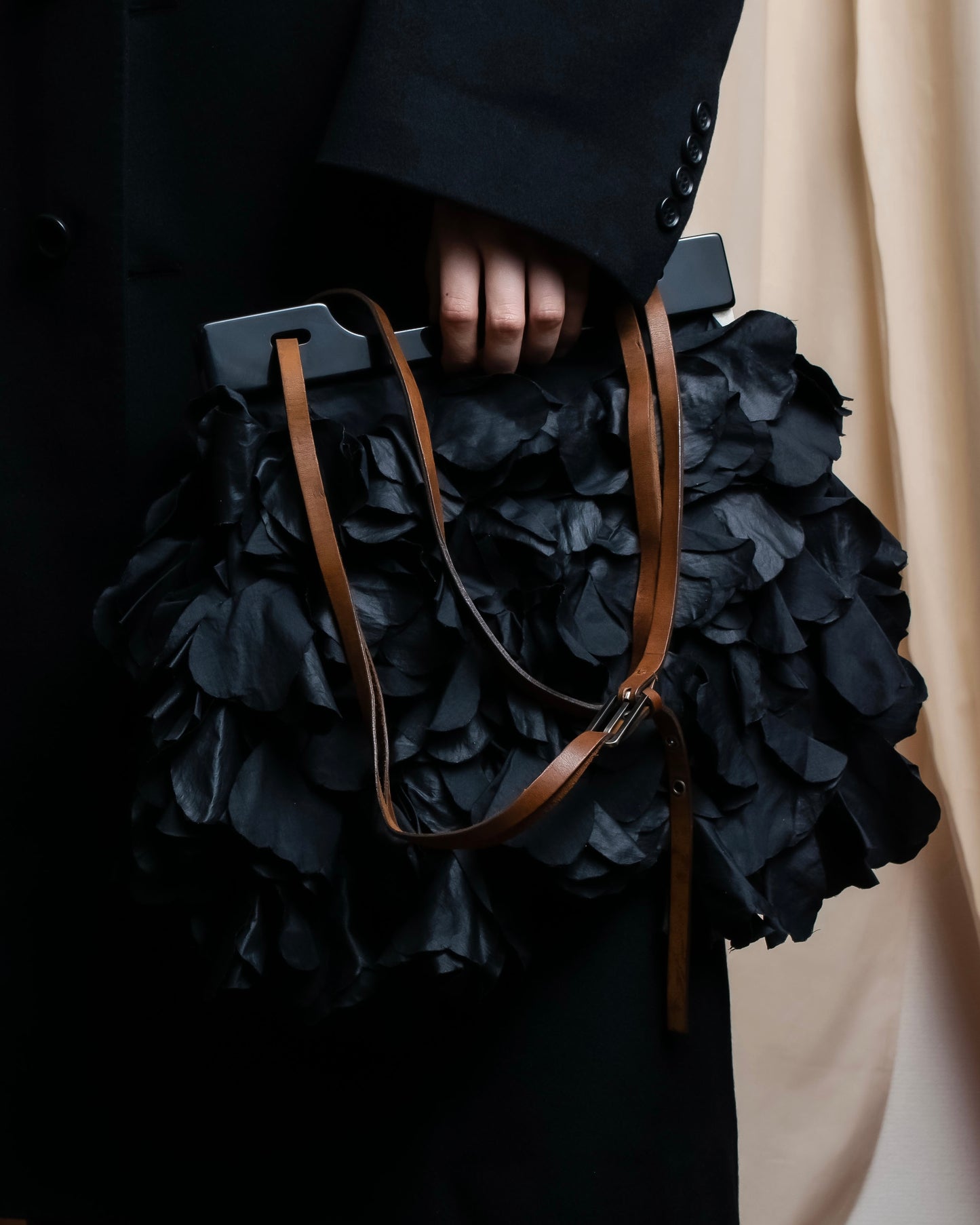 "MARNI" Frill tiered detail shoulder bag