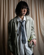 "COMME des GARCONS HOMME" Argyle check sheer necktie