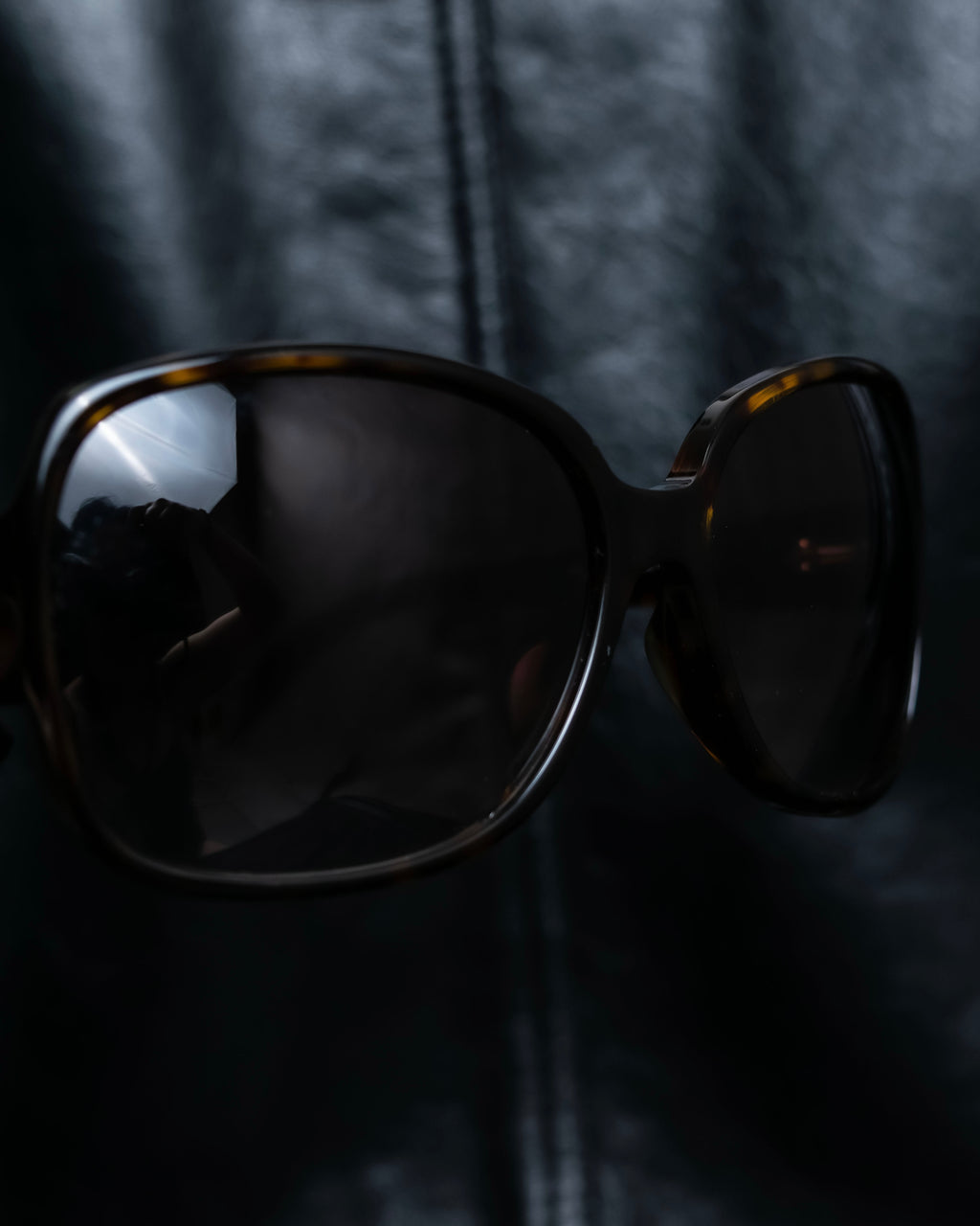 "GUCCI" Dark brown GG accent sunglasses