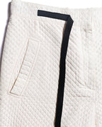 Chiristian Dior by Maria Grazia Chiuri/ Silk Blend Diamond Quilted Shorts White