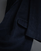 "VALENTINO GARAVANI UOMO" 80’s-90’s Cashmere blend tailored coat