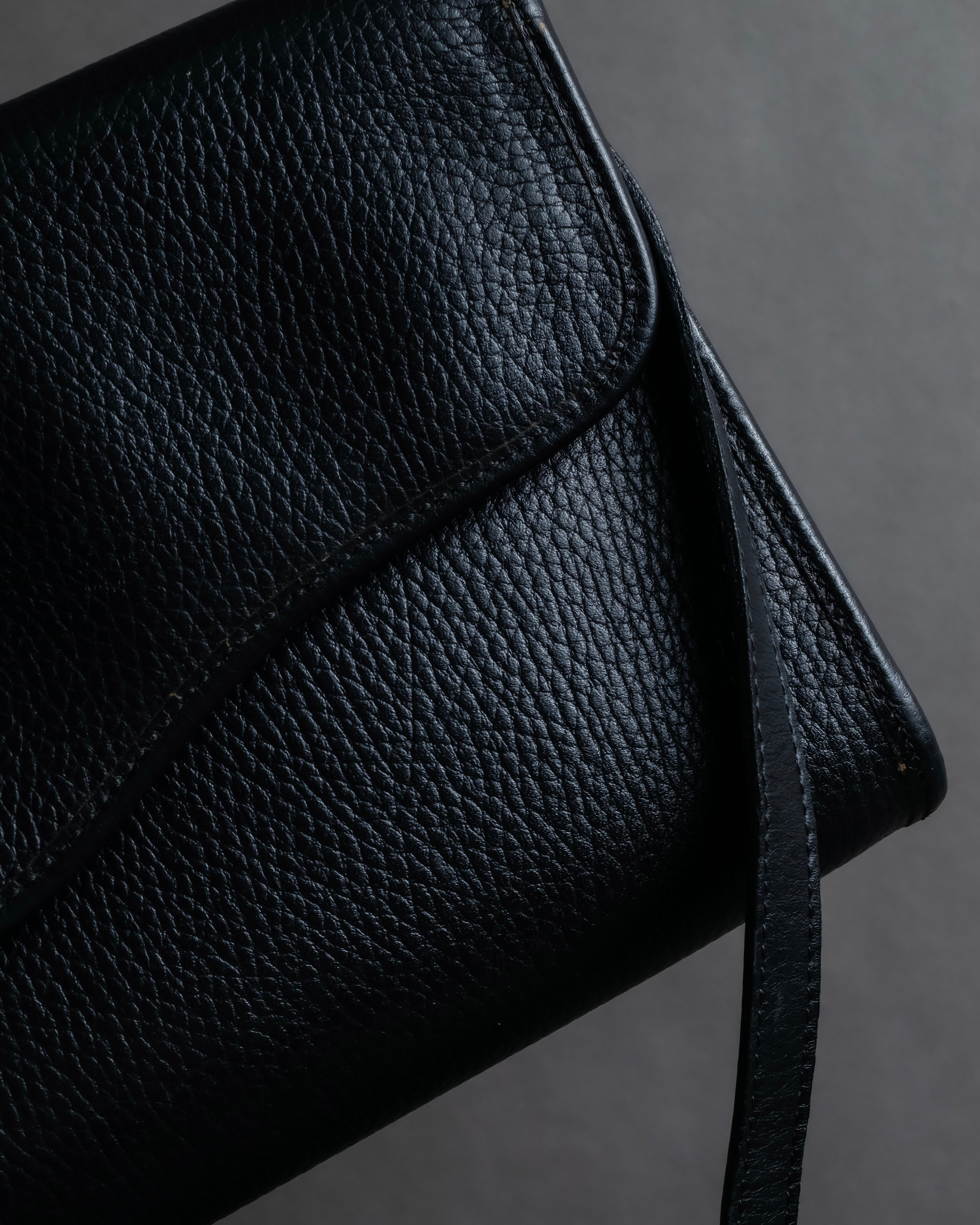 "Christian Dior" Metal parts design leather shoulder bag