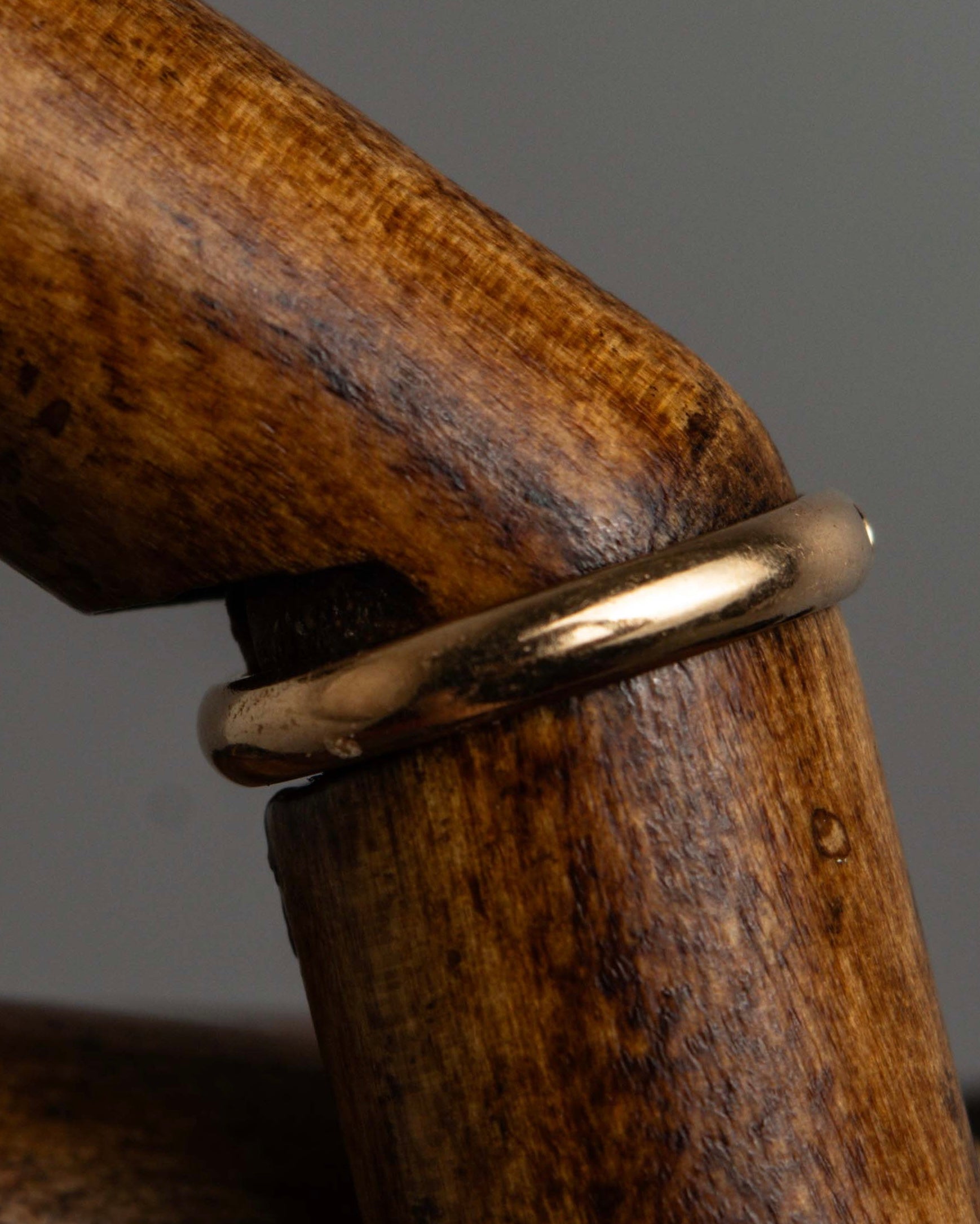 "Cartier" Band 1PD PG AU750 diamond ring